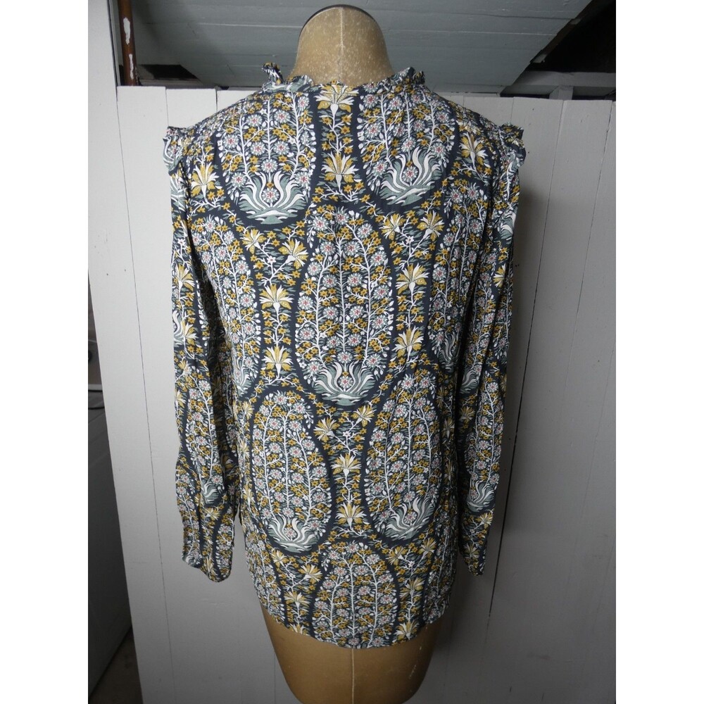 Spartina 449 Women's M Floral Blouse Multicolor Top - Picture 7 of 10